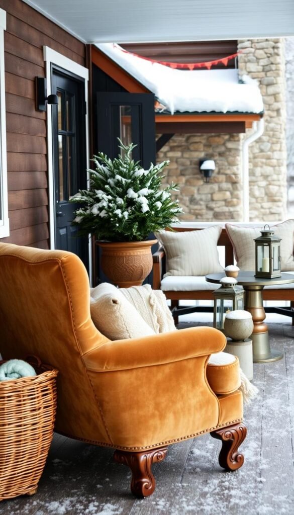 winter exterior decorating tips