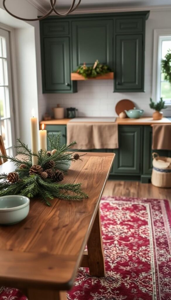 winter kitchen decor color palette