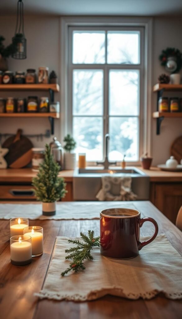 winter kitchen decorating tips