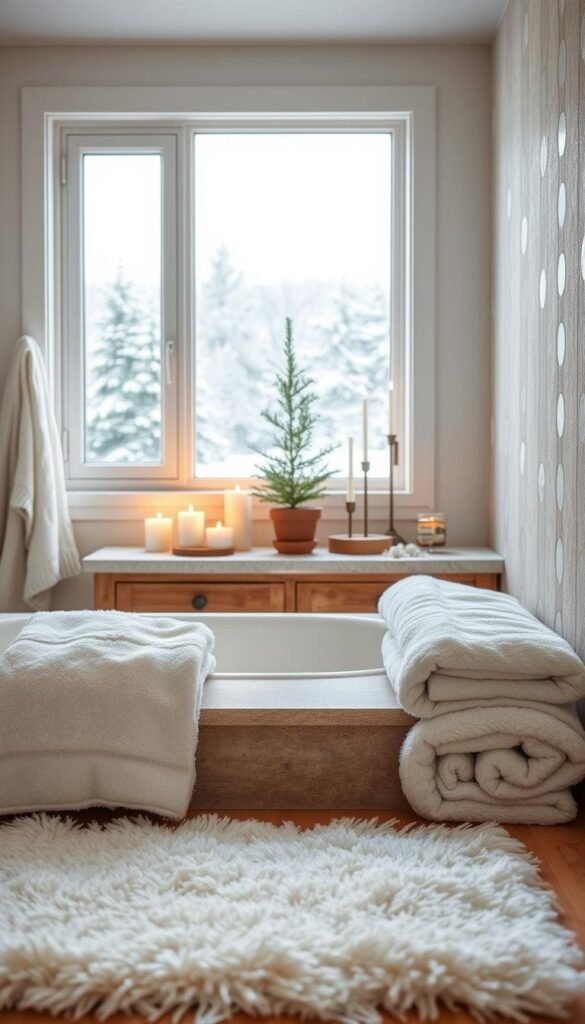 winter-themed bathroom ideas